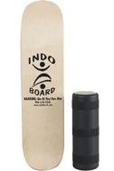 Indo Board - Indo Pro Kicktail Deck/roller Kit Natural