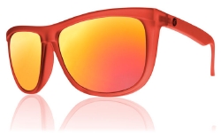 Electric Sunglasses - Tonette - Reds/Grey Fire Chrome Lens