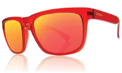 Electric Sunglasses - Knoxville Fire Brick/Grey Fire Chrome Lens
