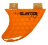 2.9" Slayter Orange Fiberglass Bottom Mount Wakesurf Fin