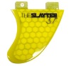 3.7" Slayter Yellow Fiberglass Bottom Mount Wakesurf Fin