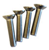 Byerly Hazard Flat Head Fish Fin Screws Set of 4