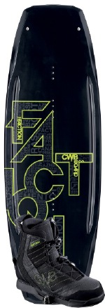 CWB - 2010 Faction 138 w/Faction Wakeboard Package