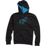Stenciled Head Pullover Fleece Hoodie