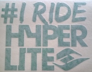 Hyperlite - I Ride Hyperlite Die-Cut Sticker