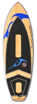 Blue Lake Woody V2 Quad Fin WakeSurf board