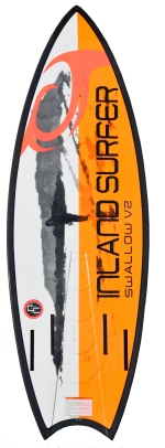 Inland Surfer - Swallow V2 Quad Fin - Wakesurf