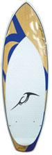 Blue Lake Woody V2 Quad Fin WakeSurf board