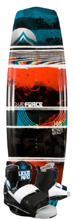 Liquid Force - 2013 Witness Grind 140 w/Domain Wakeboard Package