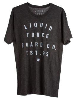 Liquid Force - Stamp Black Tee Shirt