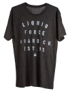 Liquid Force - Stamp Black Tee Shirt