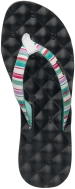 Dreams Prints Black/Aqua/Stripes - Women's Sandal