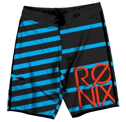 Ronix - Mariano's Stripes Tight & Right Boardshort Black/Blue