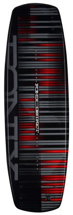 Ronix - 2014 District 134 Wakeboard - Charcoal/Caffeinated Red