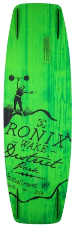 Ronix - 2015 District Park 143 Wakeboard - GP Yellow/Psycho Green