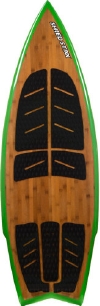 5' 6" Bamboo Wakesurf Board