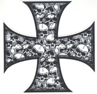 Boardstop - Skull and Cross Sticker