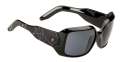 Spy Sunglasses - Eliza Sunglasses - Black w/Colourful Striped Temples/Grey