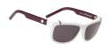 Spy Sunglasses - Murena - White w/Purple temples/Grey
