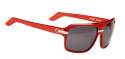 Spy Sunglasses - Decker - Red w/Black Stripes/Grey